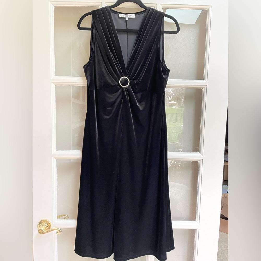 Evan Picone Velvet Cocktail Dress